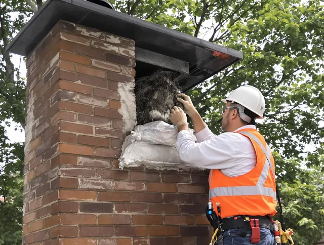 Humane removal of debris and animals by Fountain Chimney Sweep in Fountain, CO