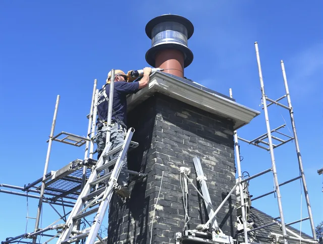 Sturdy chimney crown finished by Fountain Chimney Sweep in Fountain, CO