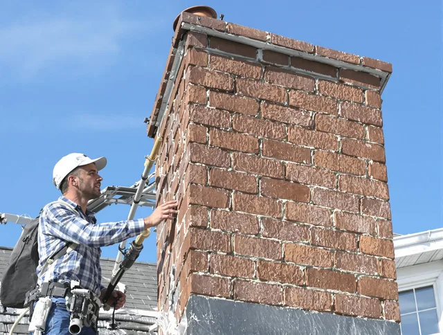Brickwork for a chimney rebuild by Fountain Chimney Sweep in Fountain, CO