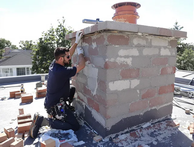 Advanced chimney repair process by Fountain Chimney Sweep in Fountain, CO