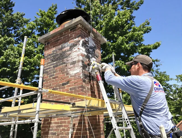 Structural chimney repair by Fountain Chimney Sweep in Fountain, CO