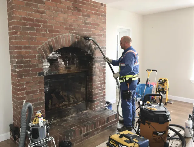 Fountain Chimney Sweep expert performing detailed chimney sweep in Fountain, CO