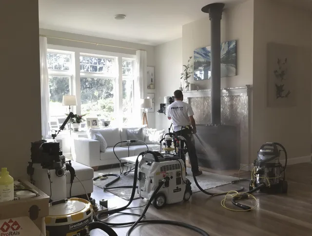 Soot removal service by Fountain Chimney Sweep for a fireplace in Fountain, CO